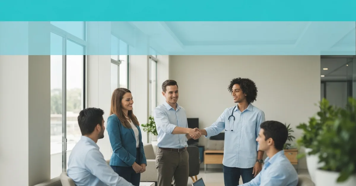 Equipe de RH acolhendo novos colaboradores durante a implantação do plano de saúde empresarial
