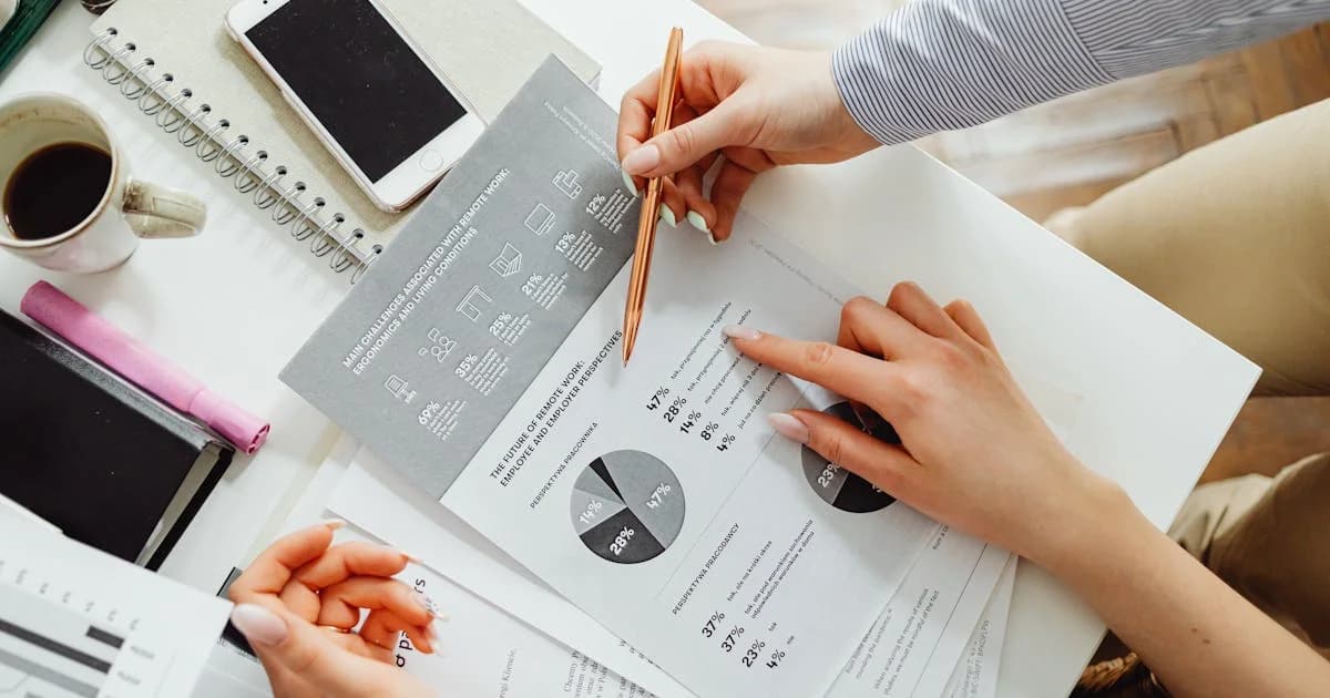 Dashboard de análise financeira representando ROI de benefícios corporativos